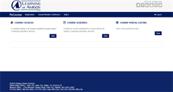 Desktop Screenshot of mycourses.amigos.org